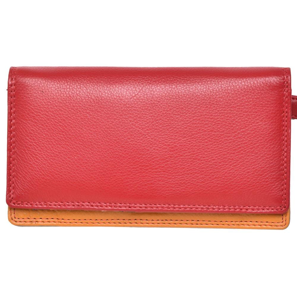 leather envelope purse