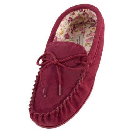 suede moccasin slippers womens