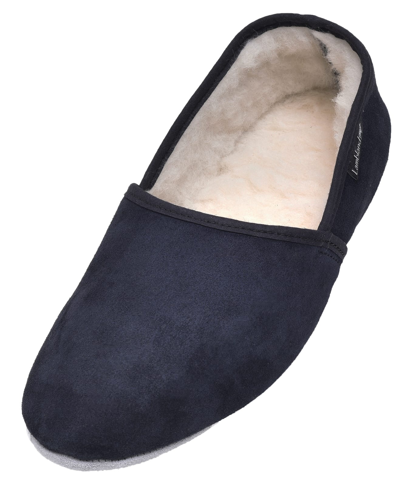 mens suede sheepskin slippers