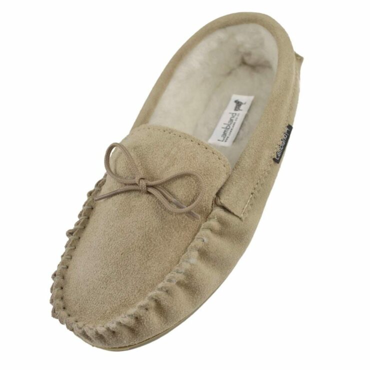 womens moccasins without fur